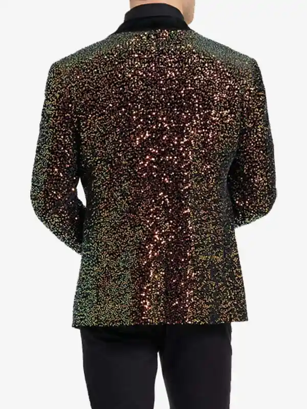 Amber Sequins Dinner Jacket Back