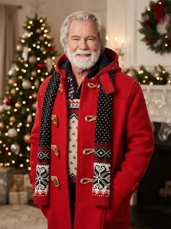 Arnold Schwarzenegger Red Coat