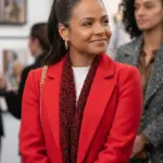 Christina Milian Meet Me Next Christmas Coat