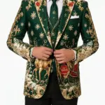 Christmas Artistic Reindeer Blazer