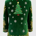 Christmas Embroidered Blazer