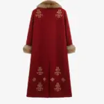 Christmas Embroidery Santa OverCoat