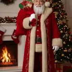 Christmas Luxury Red Santa Coat