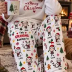 Christmas Personalized White Pants