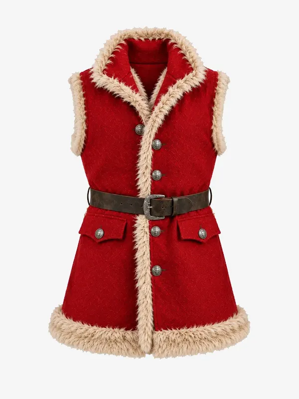Christmas Santa Claus Red Vest