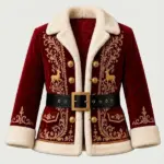 Christmas Santa Velvet Red Jacket