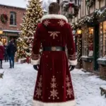 Christmas Santa Victorian Red Coat
