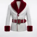 Christmas Santa White White Blazer