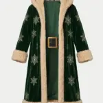 Christmas Snowflake Santa Velvet Coat