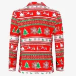 Christmas Wonderland Red Blazer
