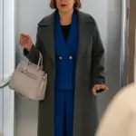 Erin Krakow Christmas Above The Clouds Gray Blazer