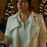 Erin Krakow Christmas Above The Clouds white Coat
