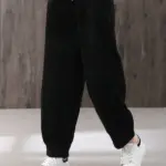 Handmade Corduroy High Waist Pants