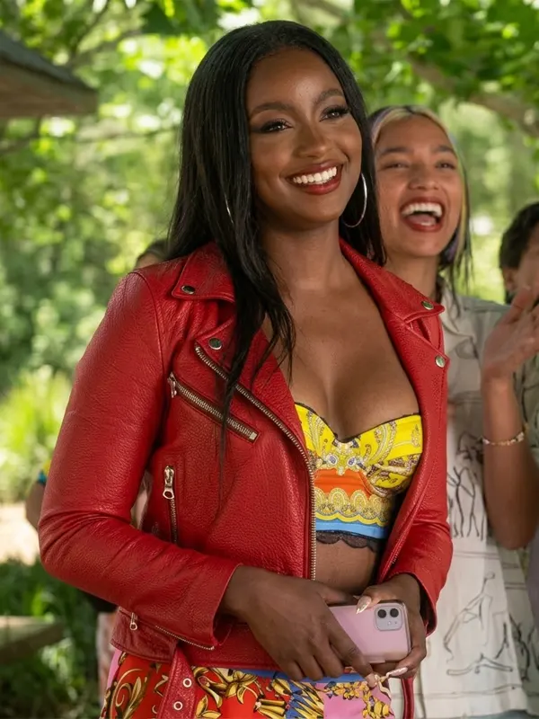 Justine Skye Grown Ish Red Jacket
