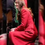 Kate Middleton Christmas Carol Service Trench Coat