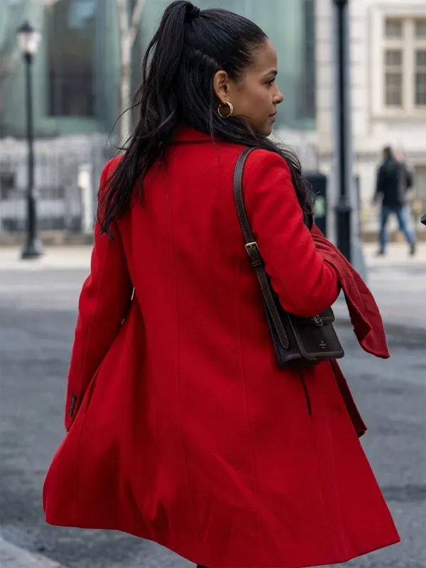 Meet Me Next Christmas Christina Milian Coat