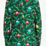 Men Christmas Green Blazer