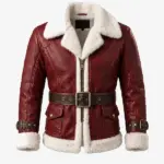 Men Christmas Leather Jacket
