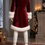 Men Christmas Santa Red Coat