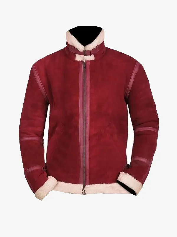 Men Ox and Bulls Christmas Red Jacket