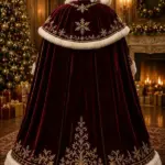Men Royal Santa Claus Cape Coat