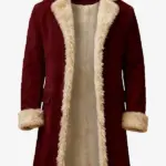 Men Santa Christmas Maroon Coat