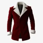Men Santa Inspired Velvet Coat