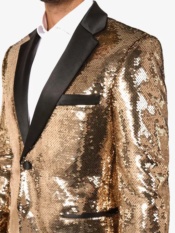 Sequin Gold Dinner Jacket