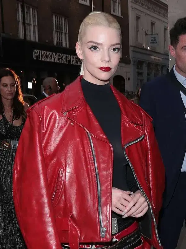 Movie Anya Taylor Joy Red Jacket