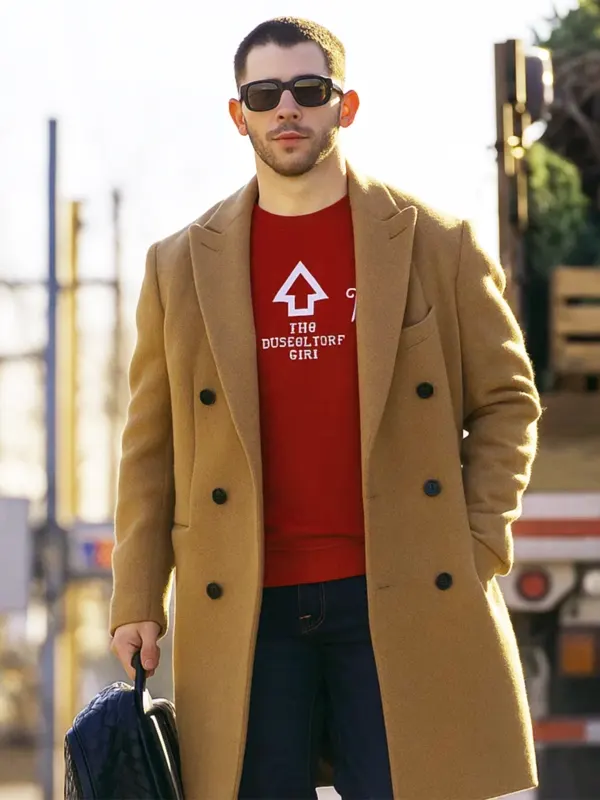Nick Jonas A Very Jonas Christmas Movie Coat