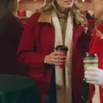 Rose Reid Christmas On Every Page Wool Coat