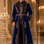 Royal Blue Velvet Fantasy Coat