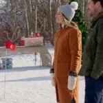 Sara Canning Coupled Up for Christmas Brown Coat