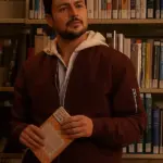 Tyler Hynes Maroon Cotton Jacket