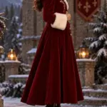 Women Christmas Victorian Coat