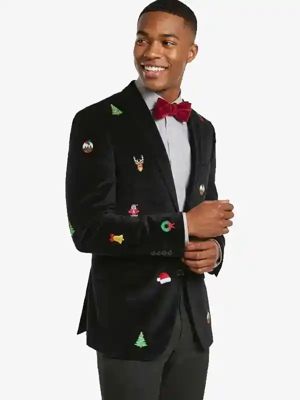 X-Mas Deluxe Icons Black Blazer